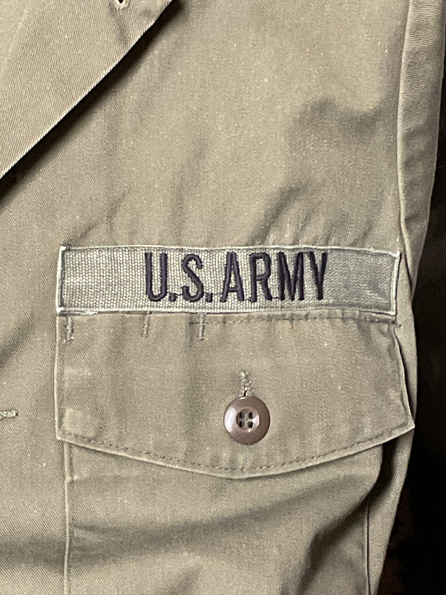 1977 OG 107 Utility Shirt w/ Insignia