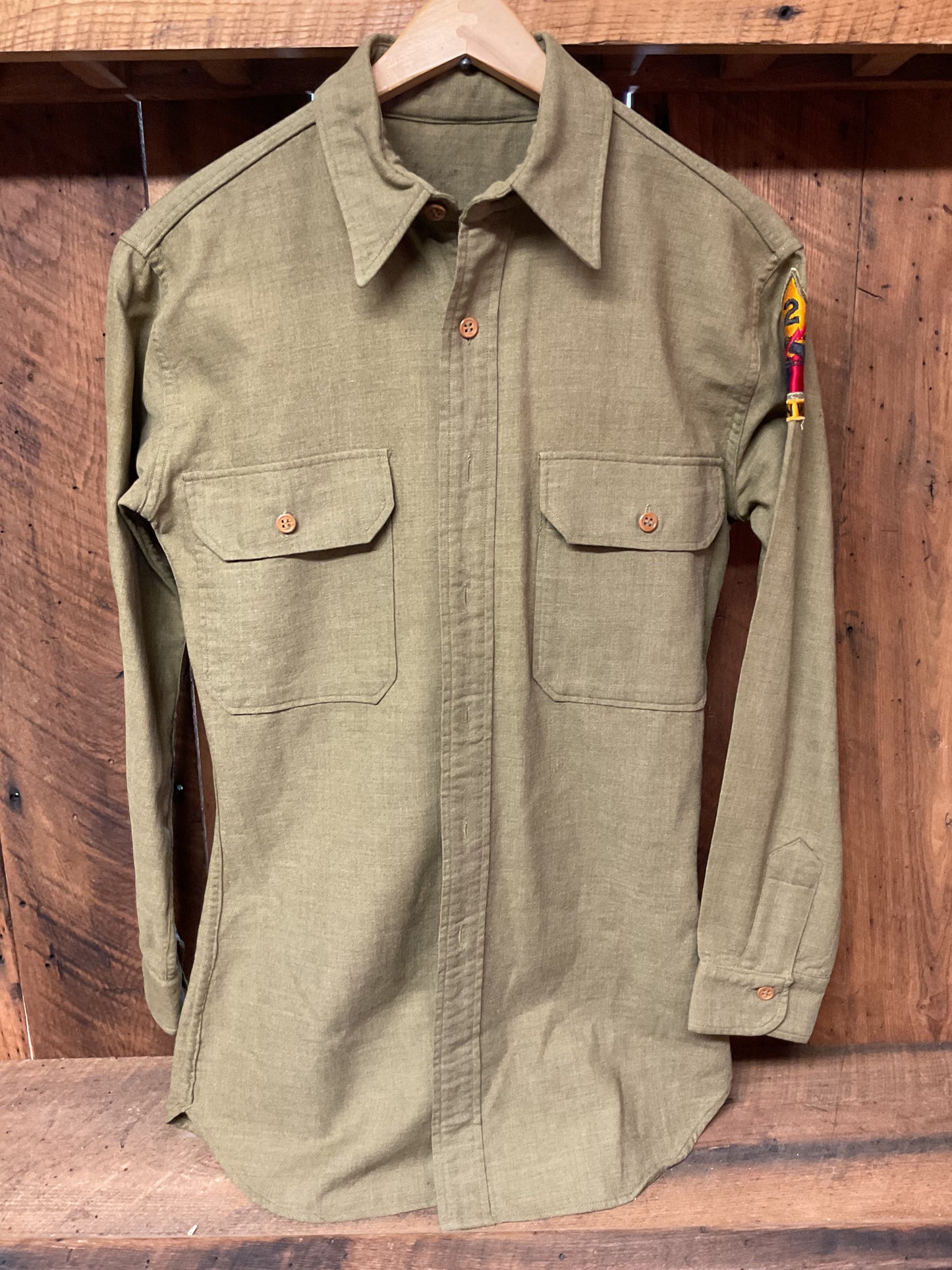 Modified Armored Division Ike Jacket and Shirt