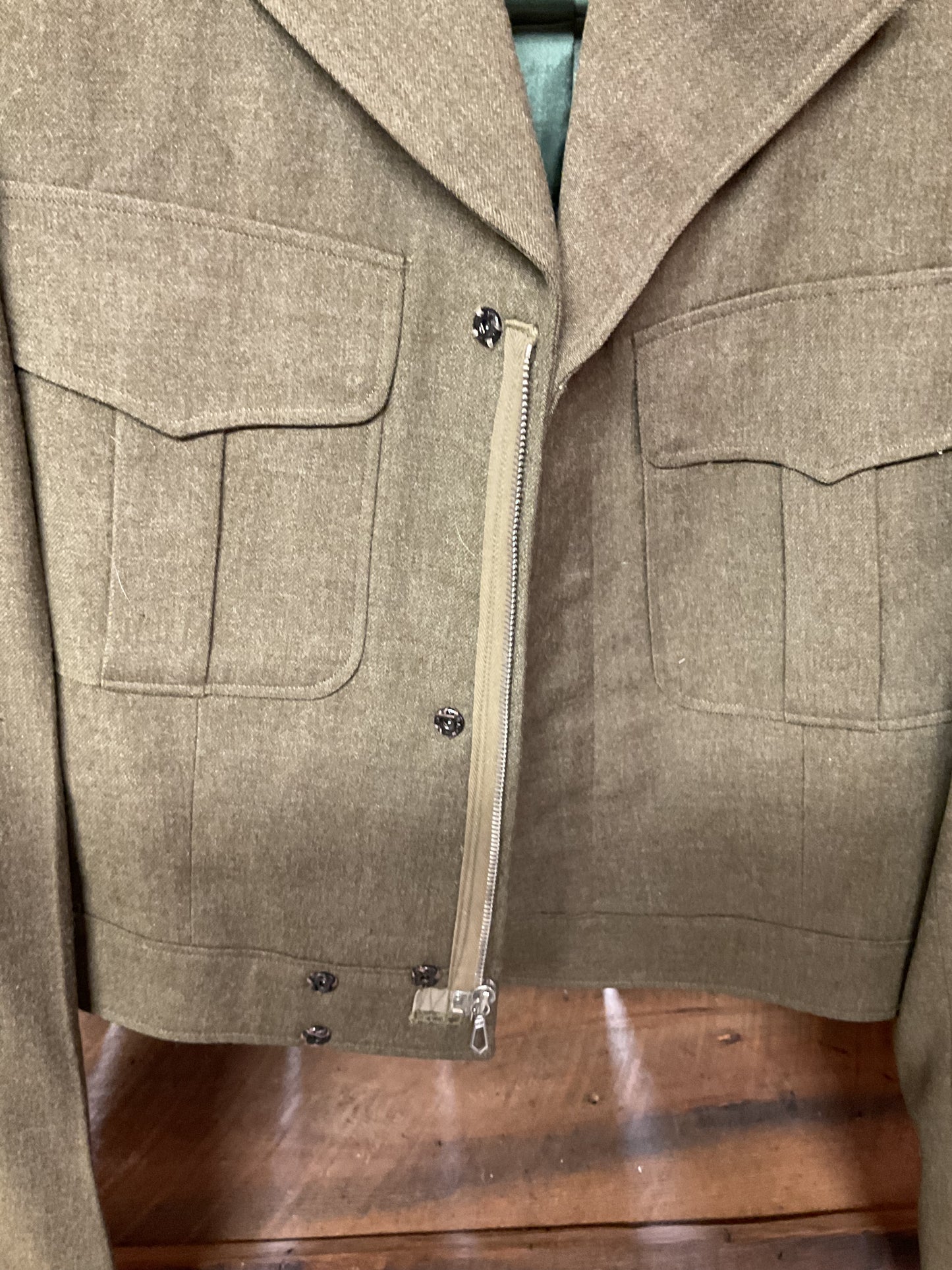 Modified Armored Division Ike Jacket and Shirt