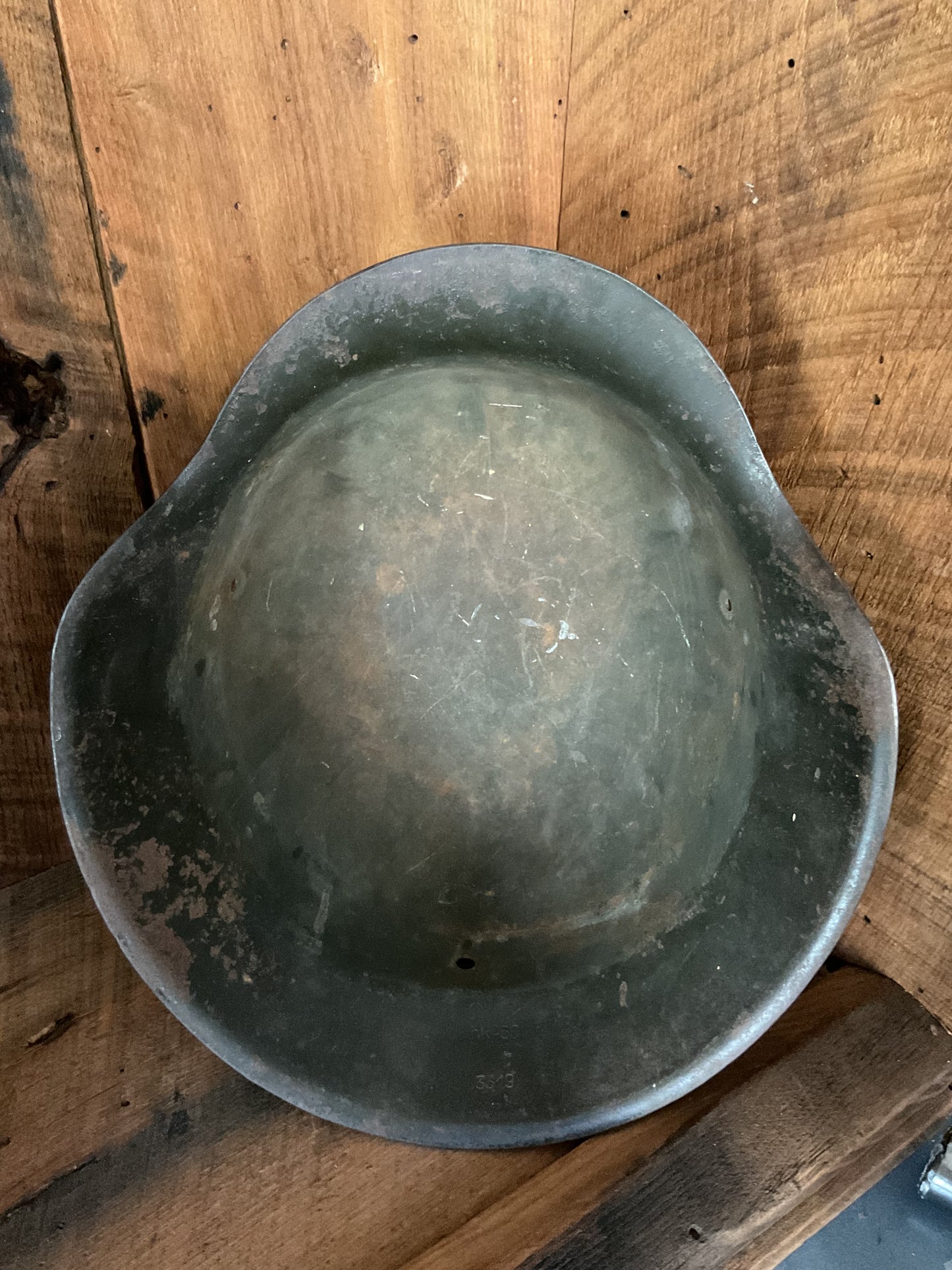 Original WWII M42 Stahlhelm w/ Original Paint!