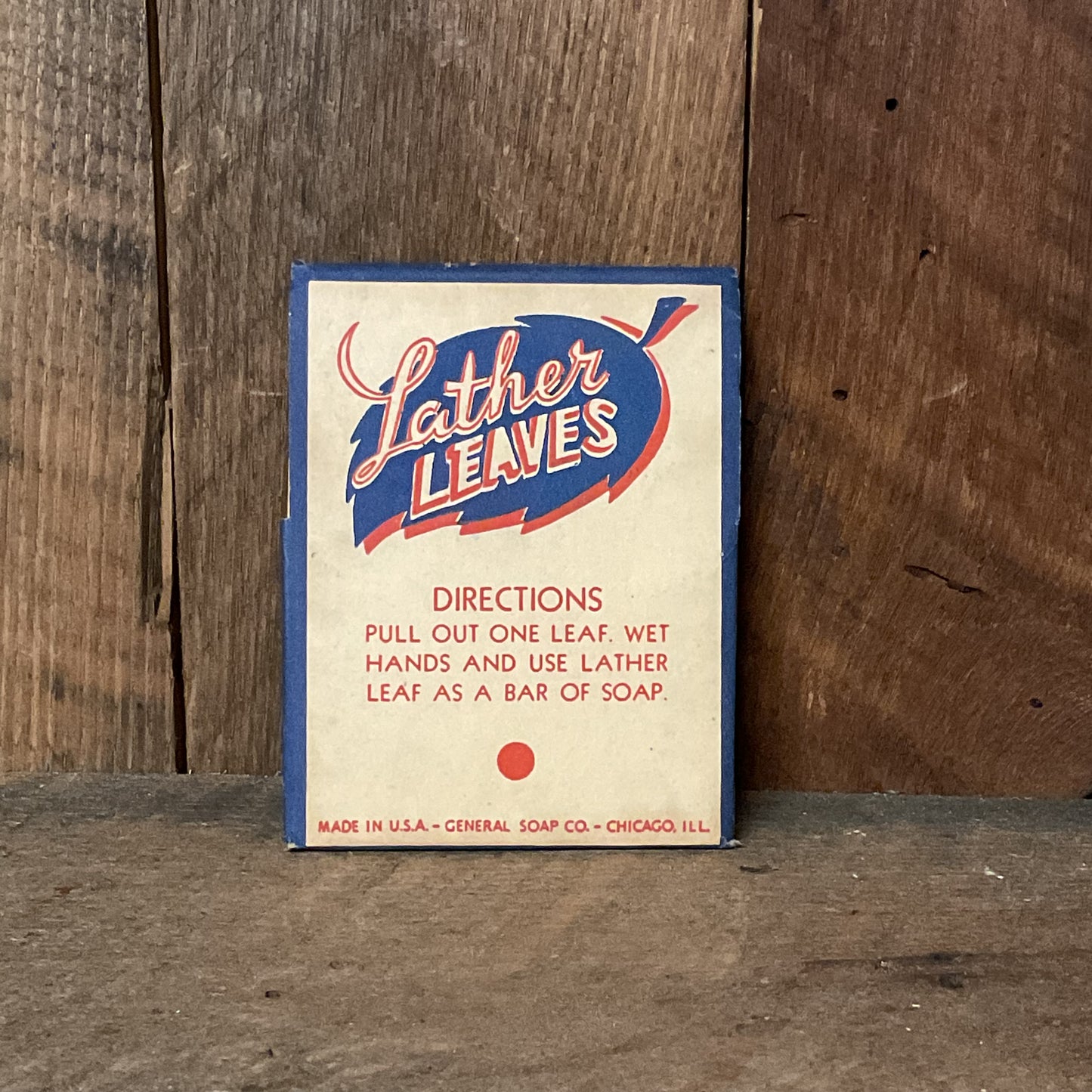 NOS WWII Era “Leather Leaves”