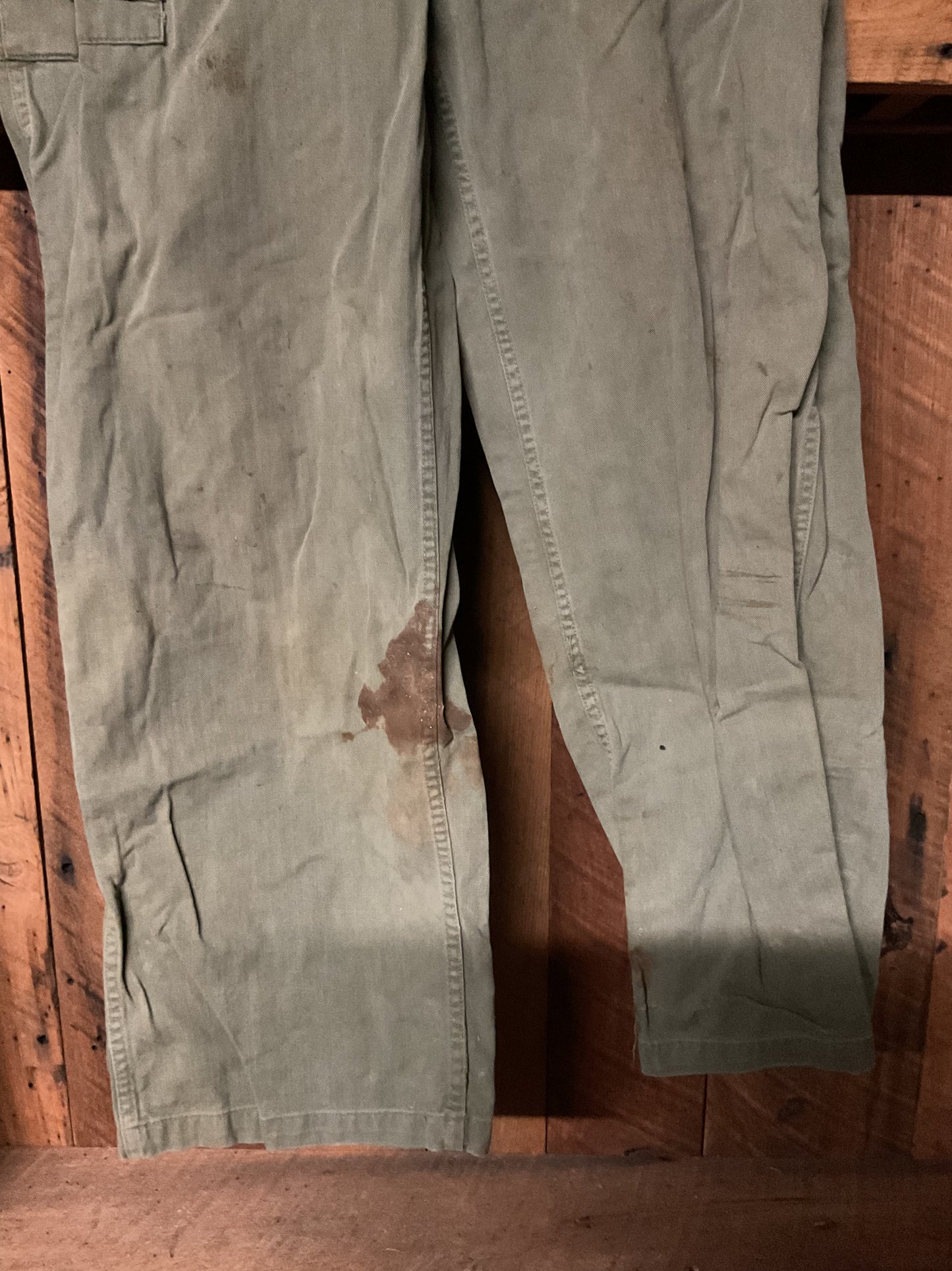 Original WWII U.S. Army HBT Trousers
