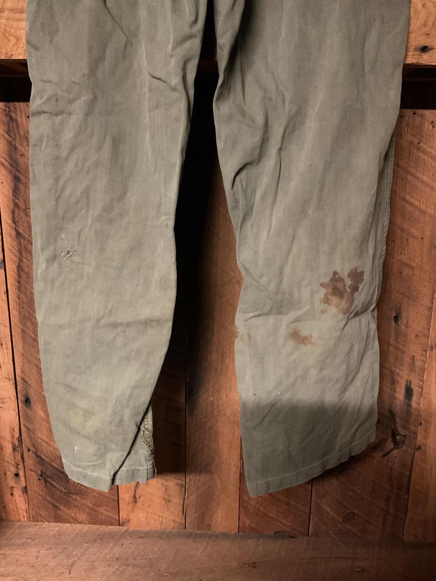 Original WWII U.S. Army HBT Trousers