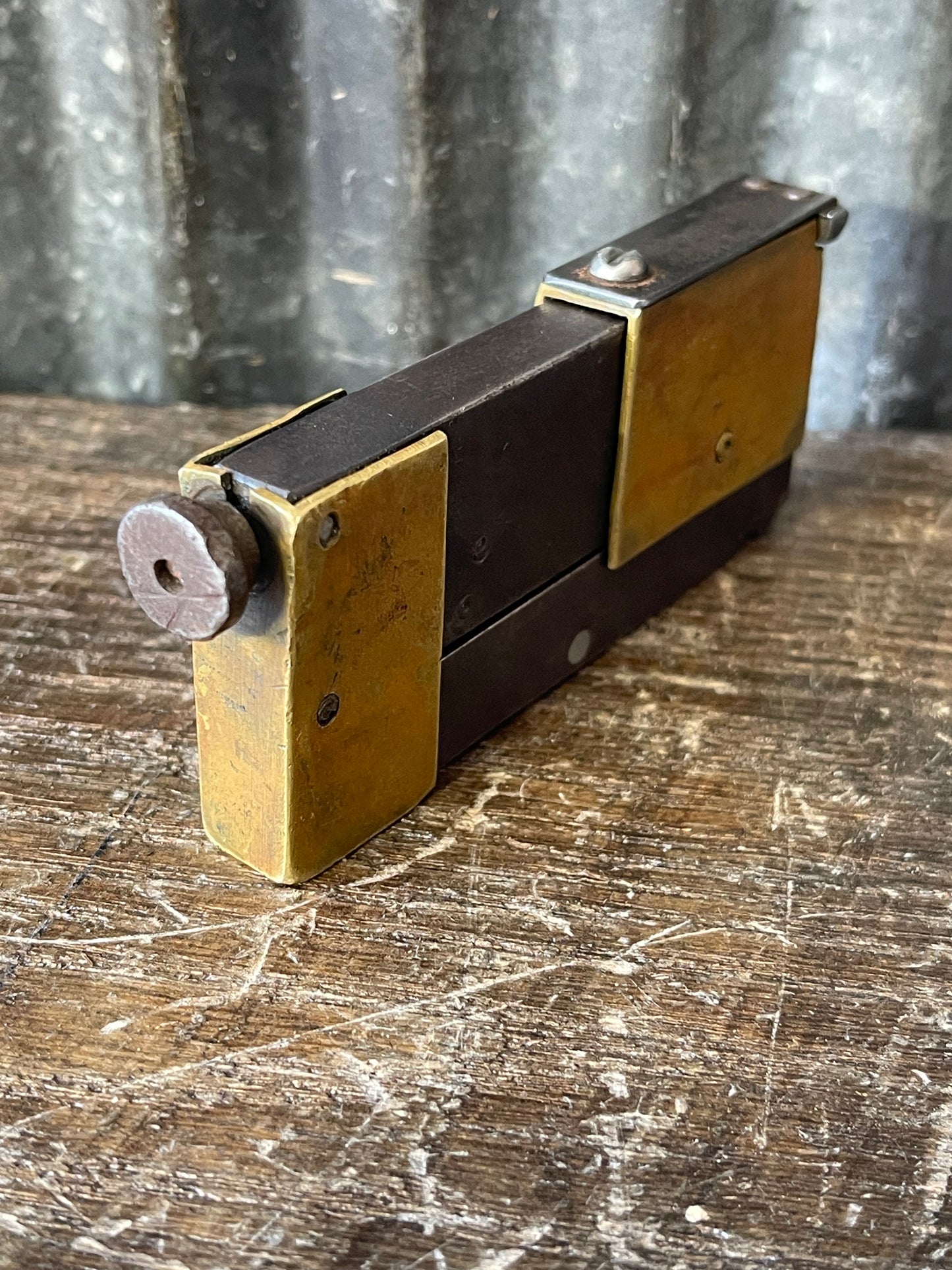 Rare Unmarked Folding Pocket Pistol / Prototype .22 LR Single Shot – Brass & Steel Construction