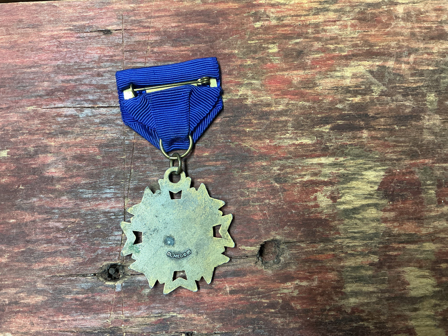 National Society Sons of the American Revolution Rifleman Medal – Blue Ribbon Award by C.L. Medco