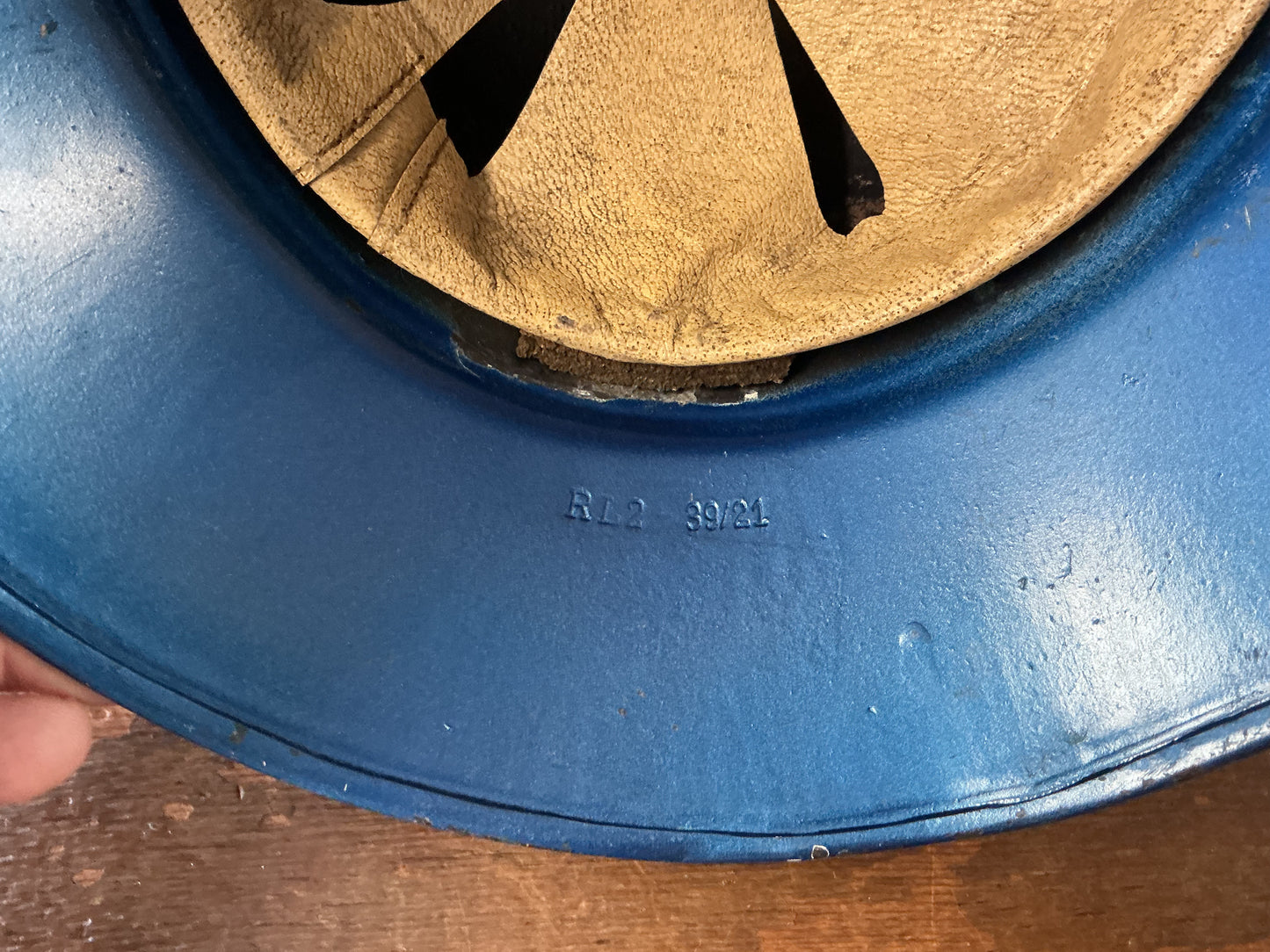 Original German Fire Helmet (Painted/Stickered)