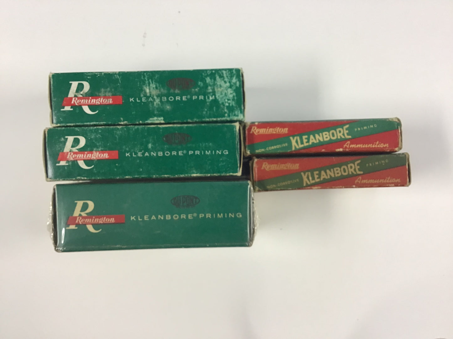 Vintage Remington Ammunition Box Lot – 5 Empty Boxes – .38 Special & .222 Remington