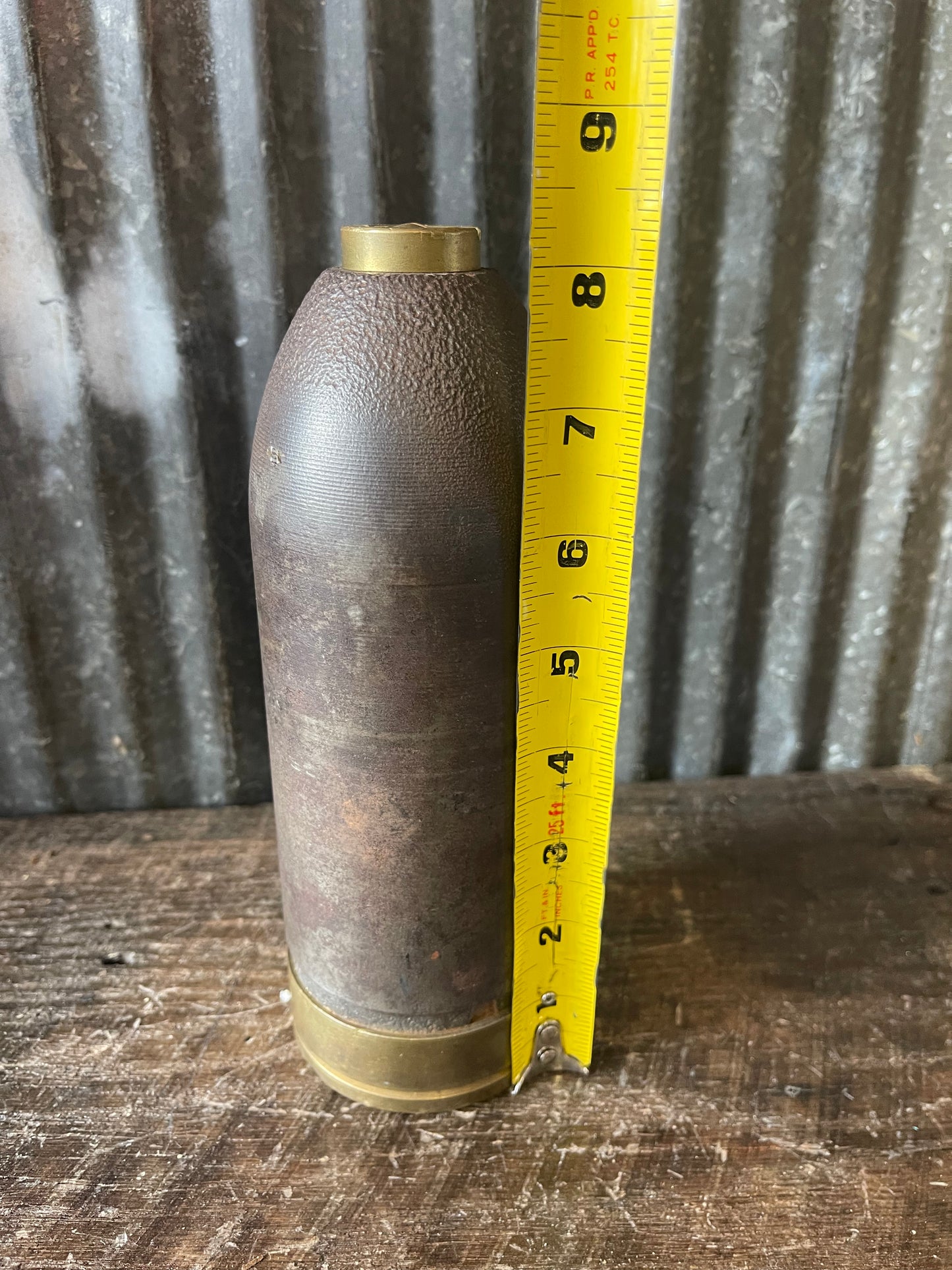 Civil War Stafford/Eureka Artillery Shell – Inert Display Projectile