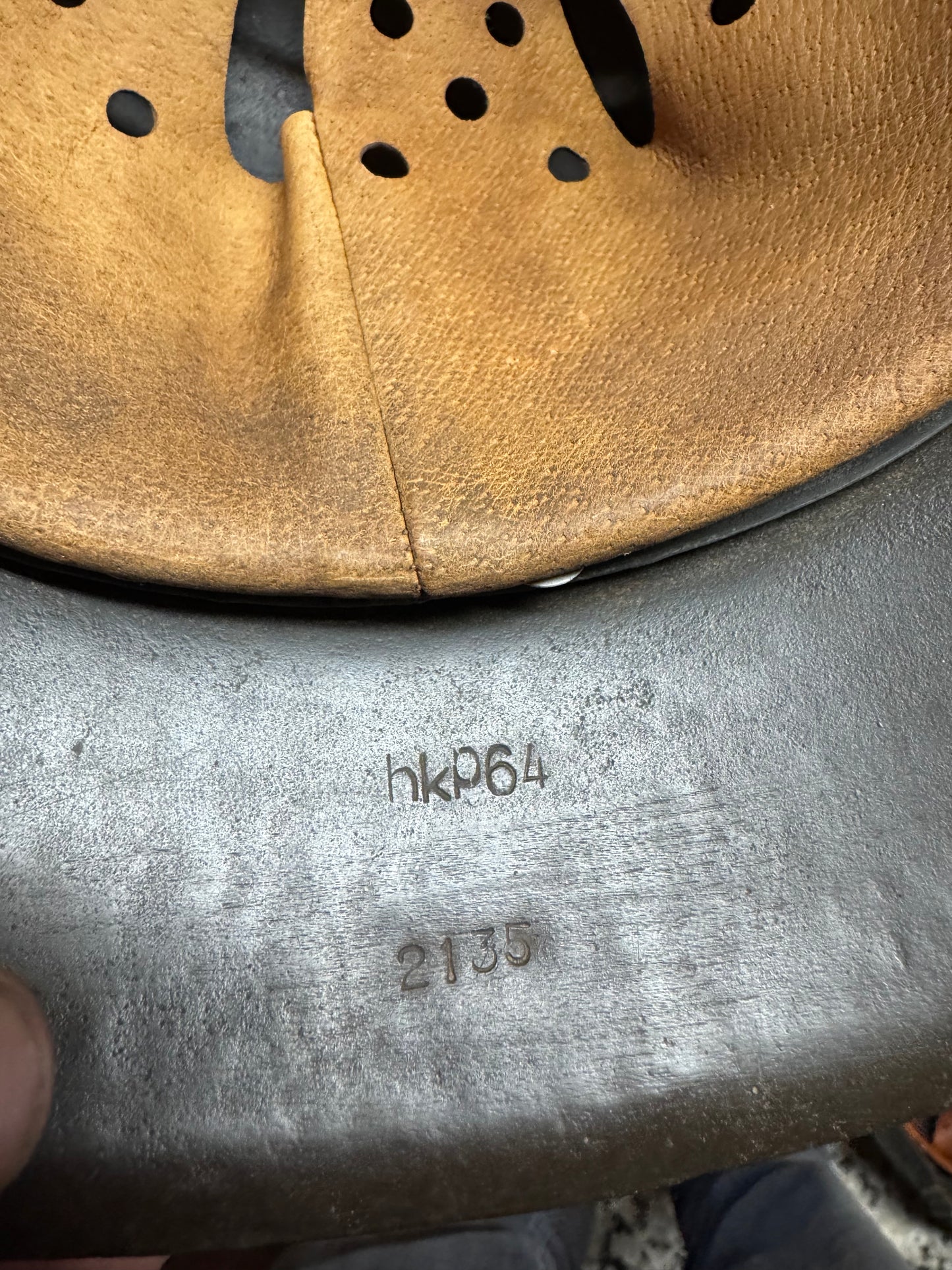 German WWII Camo hkP64 Helmet