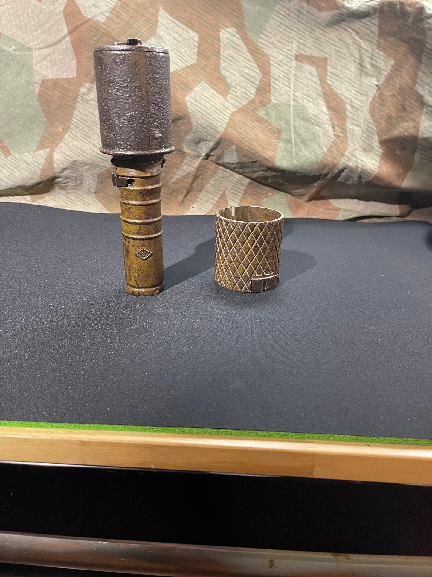 INERT Russian RGD-33 grenade with fragmentation sleeve