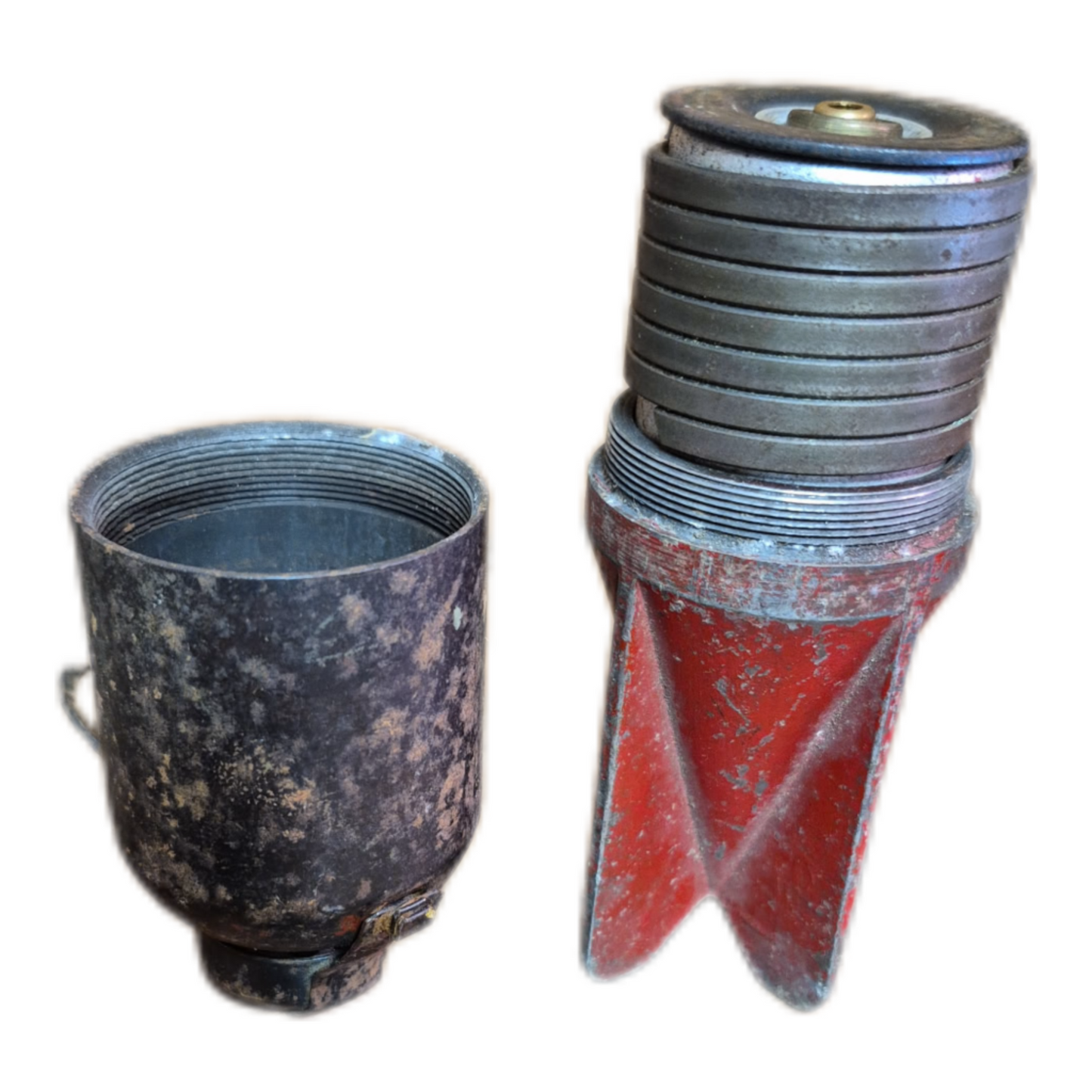 INERT Italian “Red Devil” brixia mortar round