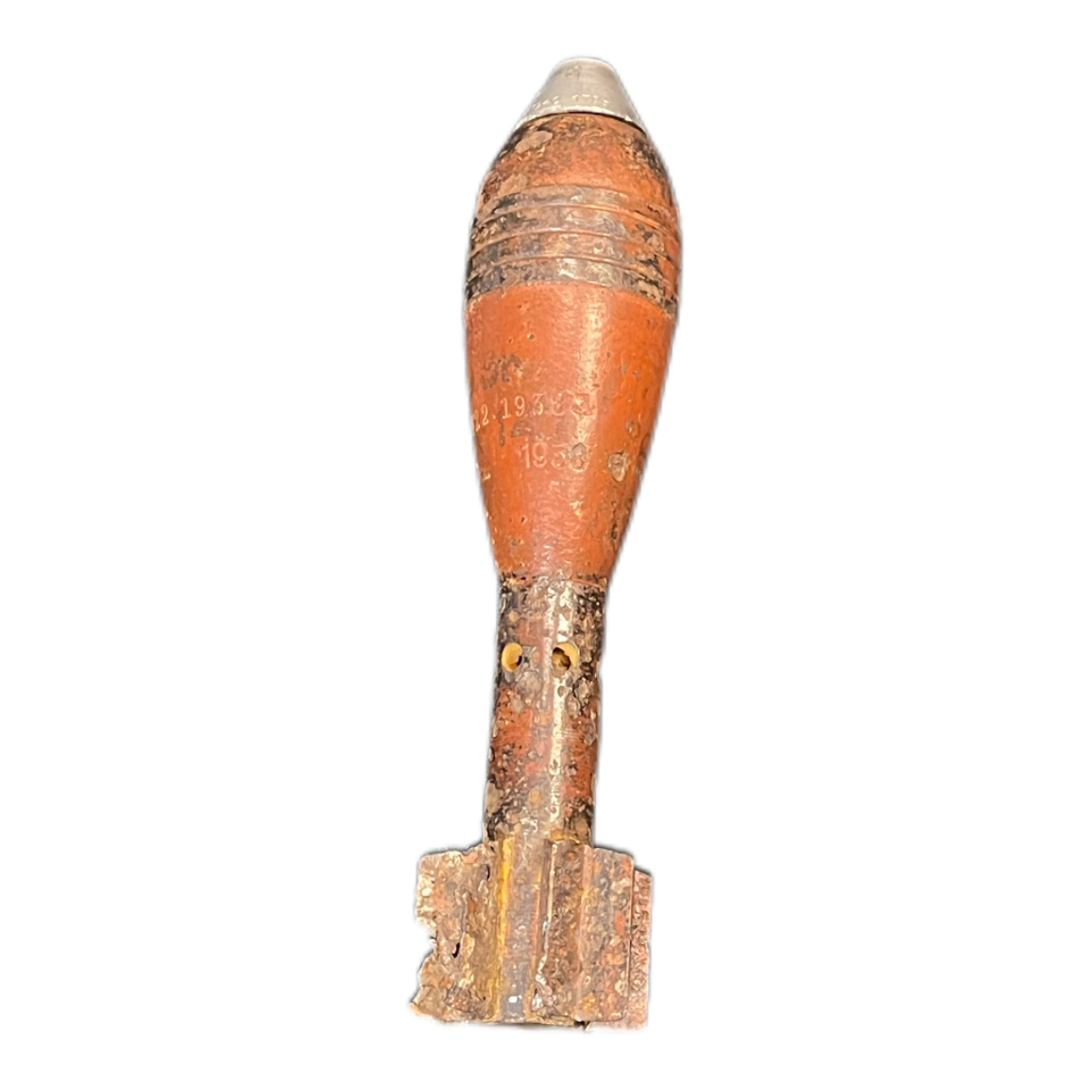 Original German WWII Inert 5cm Mortar Round – Leichter Granatwerfer 36 (December 1939)