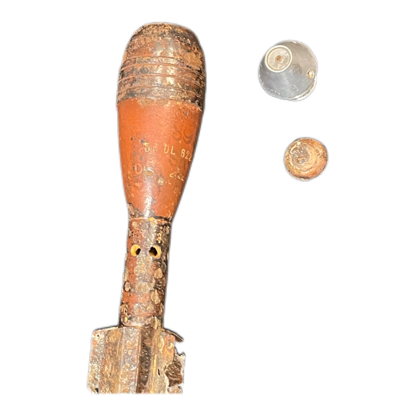 Original German WWII Inert 5cm Mortar Round – Leichter Granatwerfer 36 (December 1939)