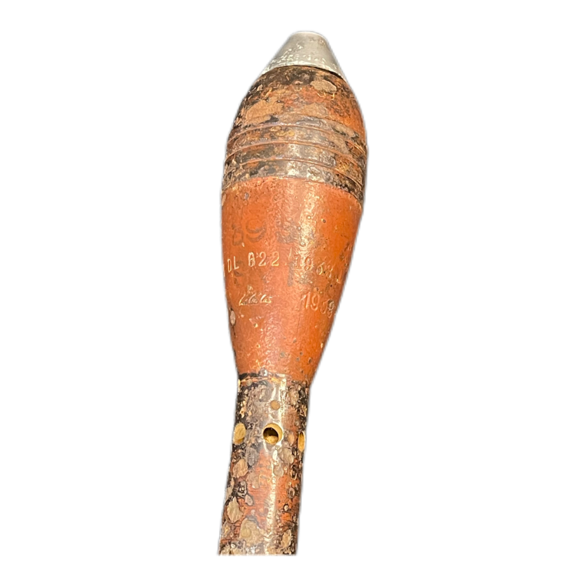 Original German WWII Inert 5cm Mortar Round – Leichter Granatwerfer 36 (December 1939)