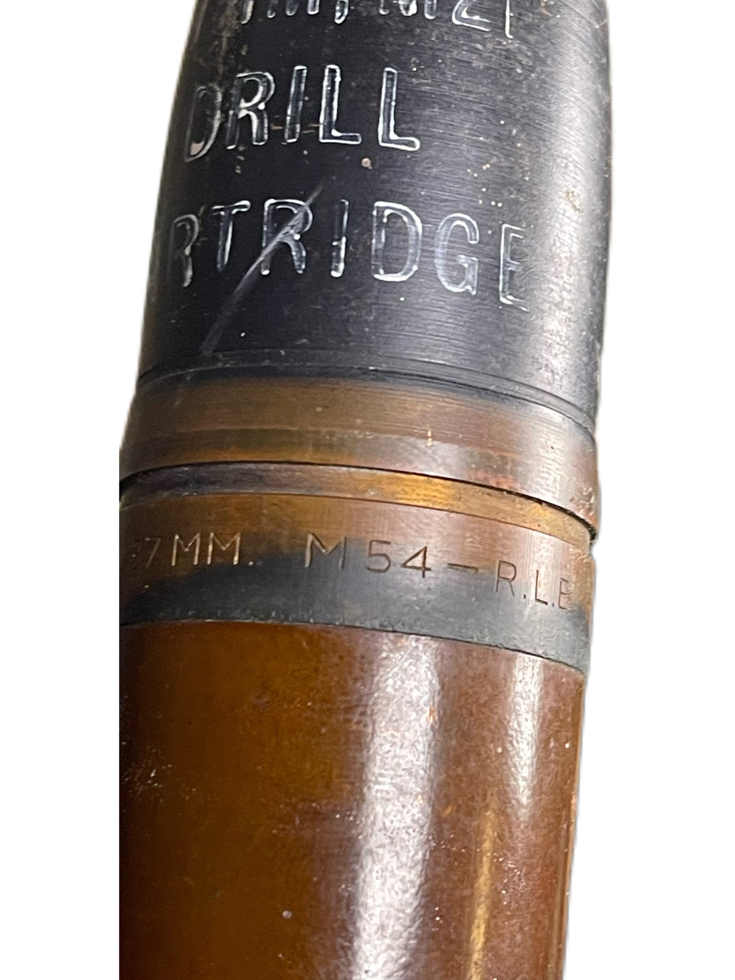 WWII 37mm M21 Drill Cartridge – 1943 Dated