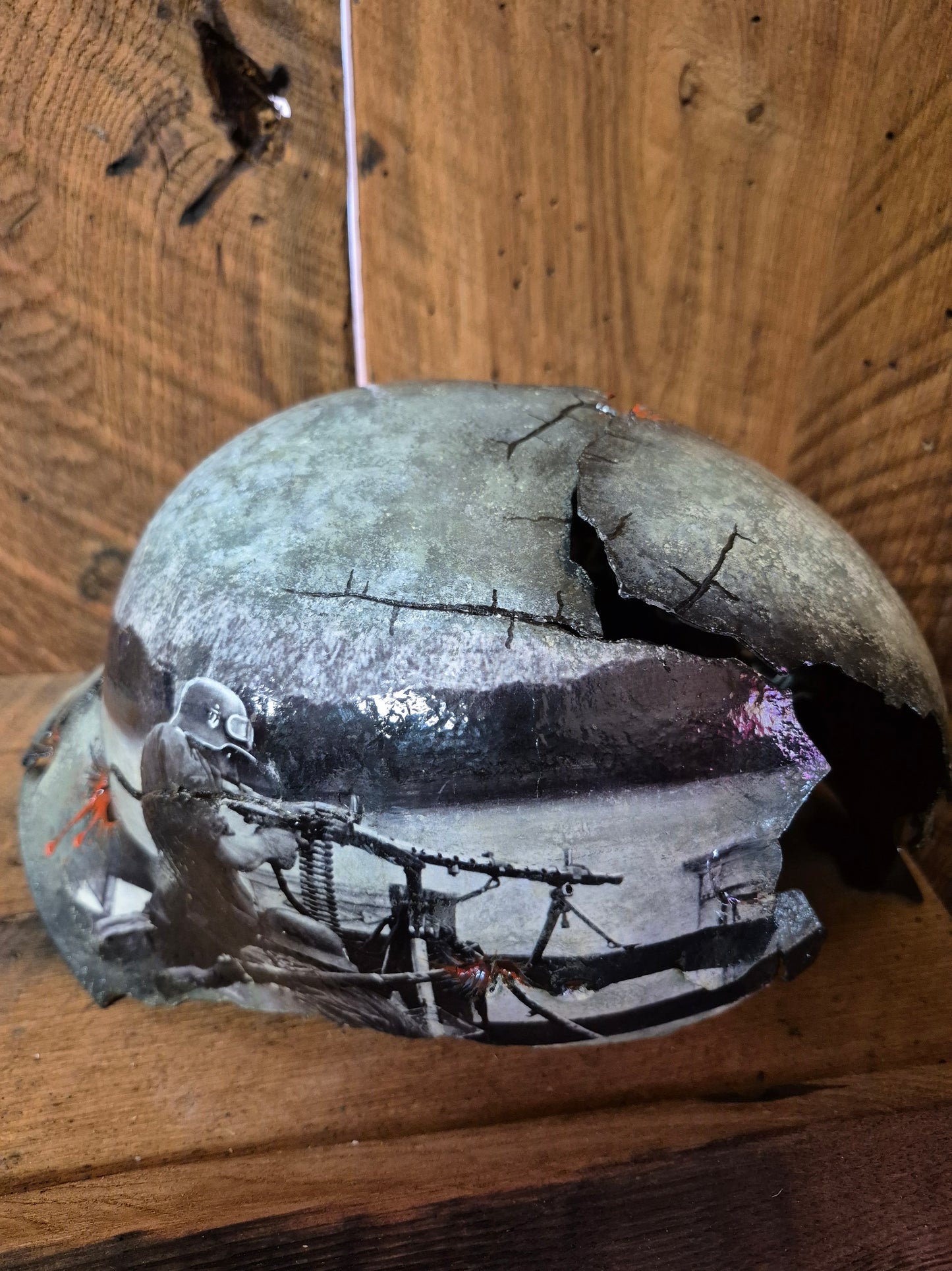 Trench Art Signed Jatving JK