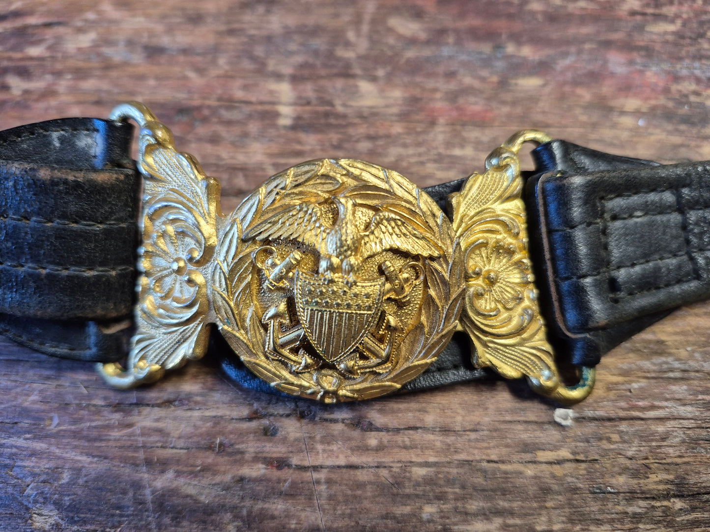WW2 US Navy Dress Sword Belt