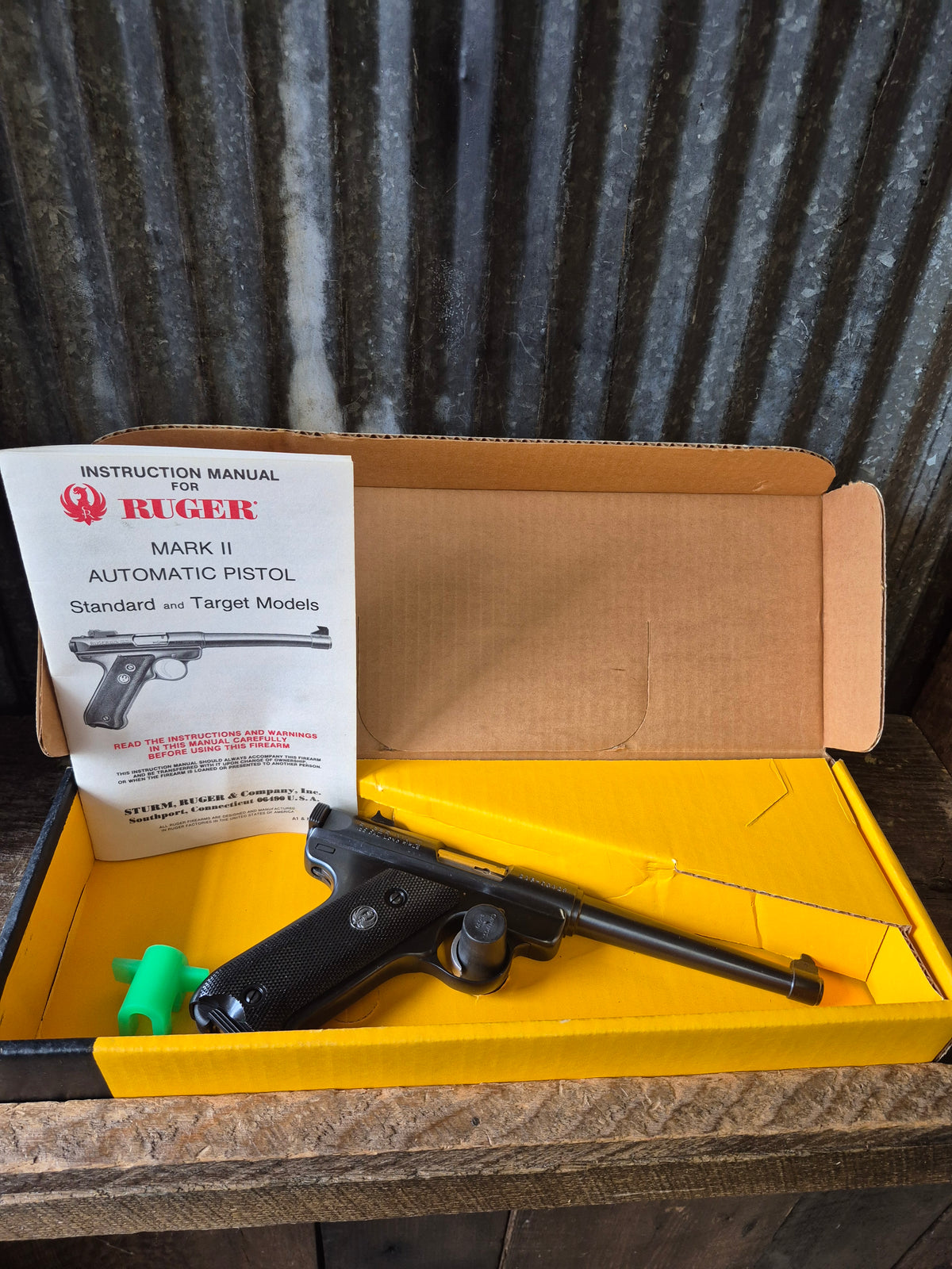 Ruger Mark II with Original box and manual