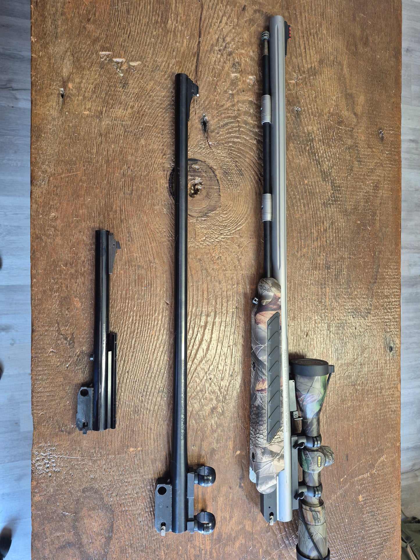 TC ENCORE BARRELS (2) & 1 Contender barrel