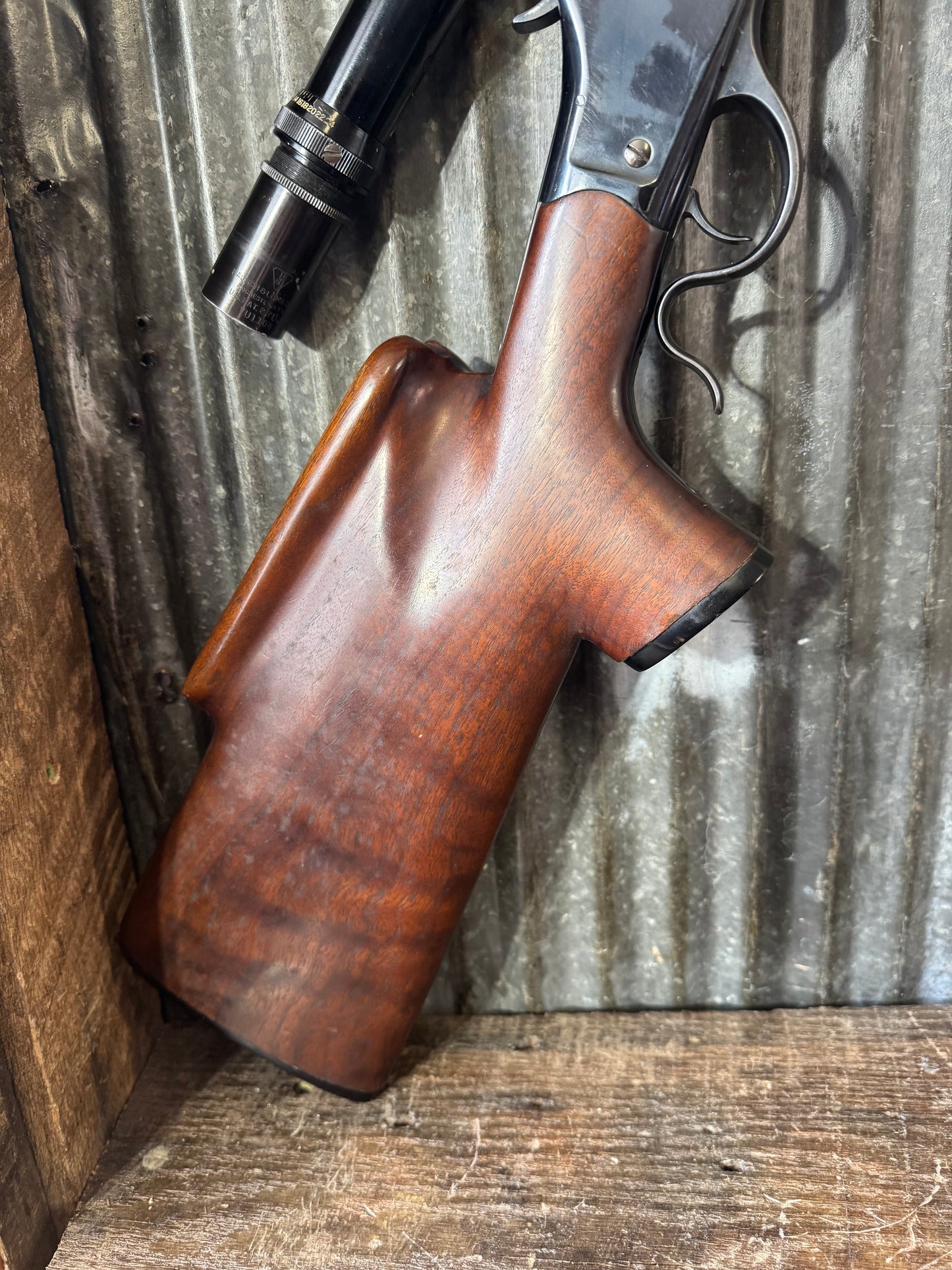 Custom Winchester 1885 High Wall Target Rifle – .225 Winchester – Heavy Barrel – B&L Balvar 24 Scope