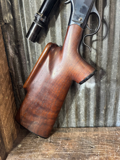 Custom Winchester 1885 High Wall Target Rifle – .225 Winchester – Heavy Barrel – B&L Balvar 24 Scope