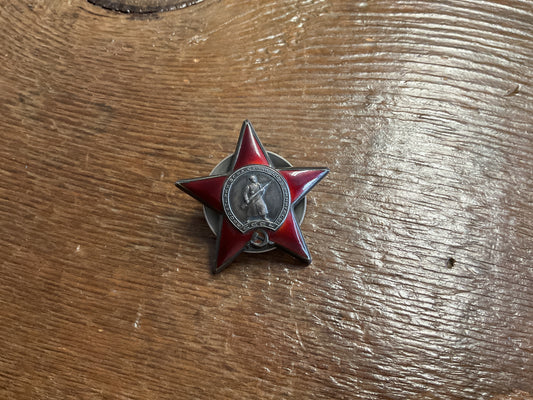USSR Original Russian Soviet Combat order of the Red Star Medal Badge