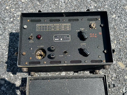 WWII U.S. Navy TS-251/UP Radar Test Set with Original Transit Case – July 1945