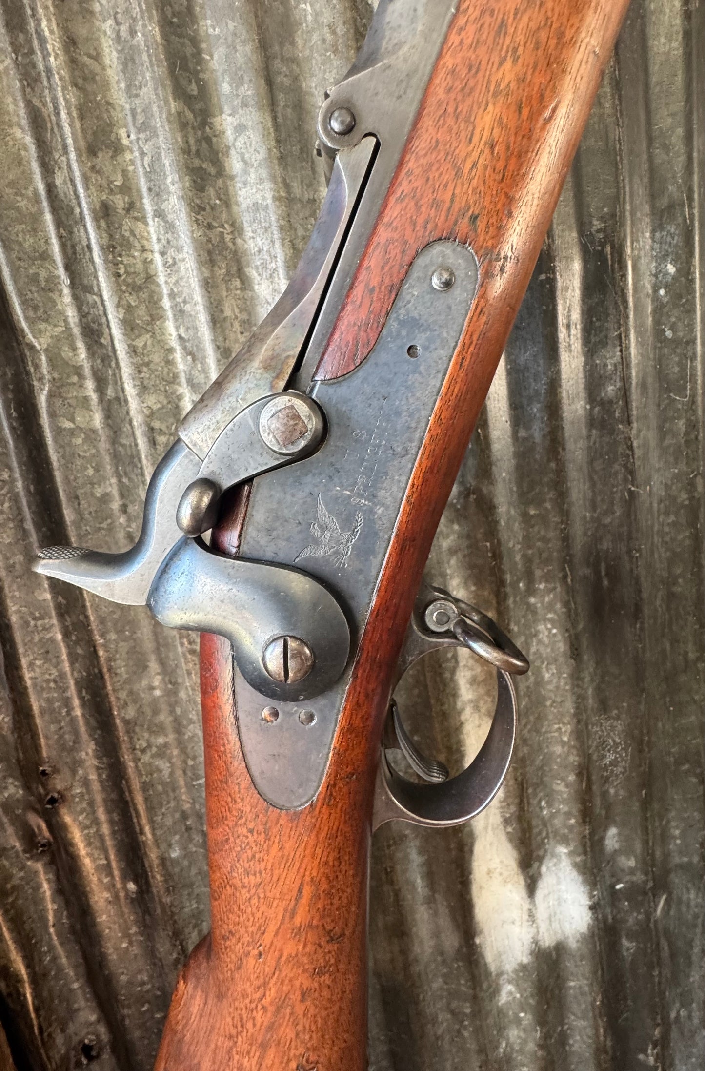 U.S. SPRINGFIELD MODEL 1884

Rod Bayonet (1888 Pattern) Trapdoor Rifle