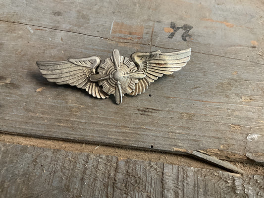 U.S. Army/Air Force Flight Engineer Badge Wings WWII