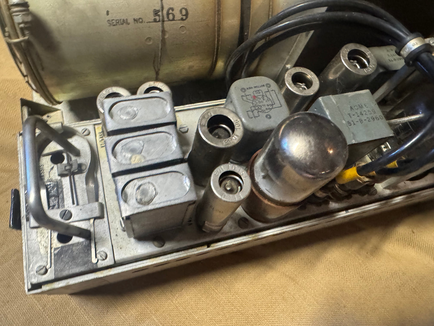 WWII T-271/ART-28 Aircraft Transmitter Tuning Unit