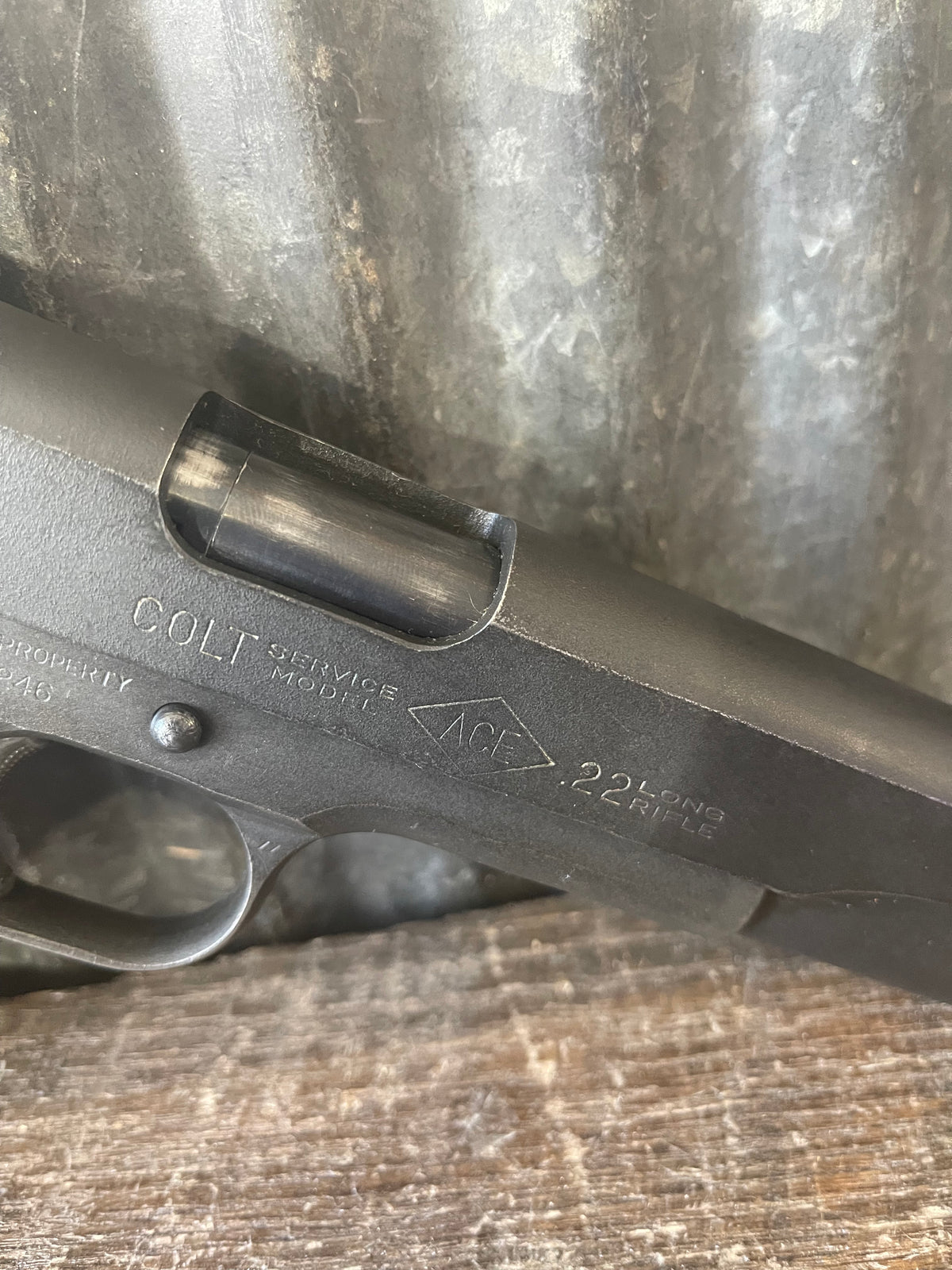 Colt Service Model ACE .22 LR – 1945 U.S. Military – JSB Inspected – WWII .45 ACP Conversion Components