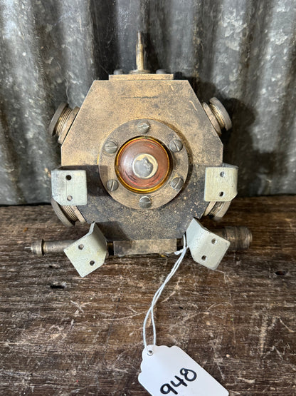 WWII U.S. Military V209 Waveguide Junction / Microwave Radar Component