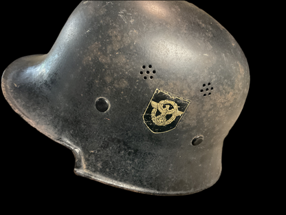 WWII German M34 Fire/Police Helmet