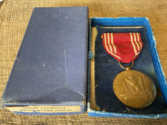 WWII Good Conduct Medal in Original Box