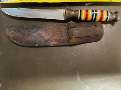 WWII Theatre Knife multicolor stripe