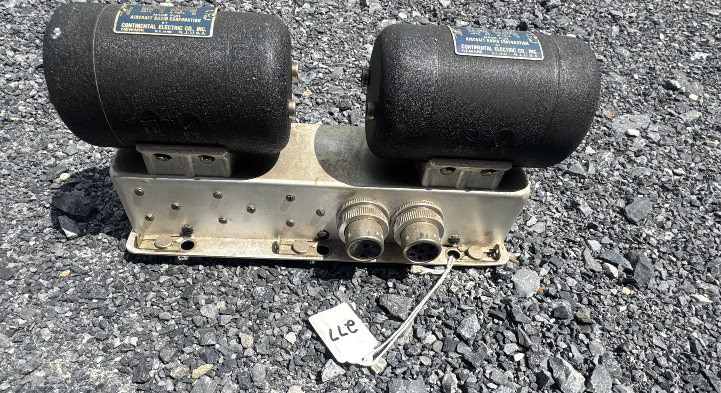 WWII Aircraft Radio Dynamotor Power Supply Assembly – ARC Type 11522 & 11523