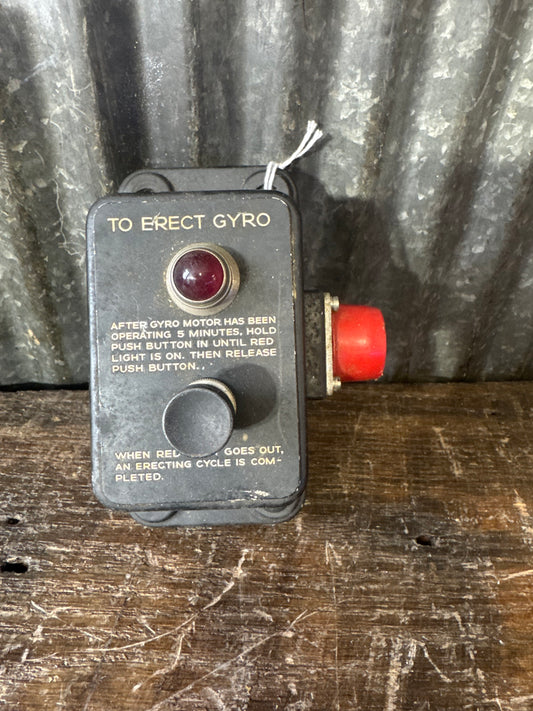 WWII-era Switch Box for Gyro Flux Gate Compass system