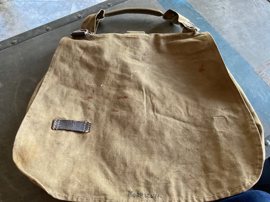 WWII Captured German Bread Bag (named)