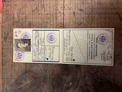 Original 1935 German Freiwillinger Arbeitsdienst (FAD) Service ID Booklet-Named