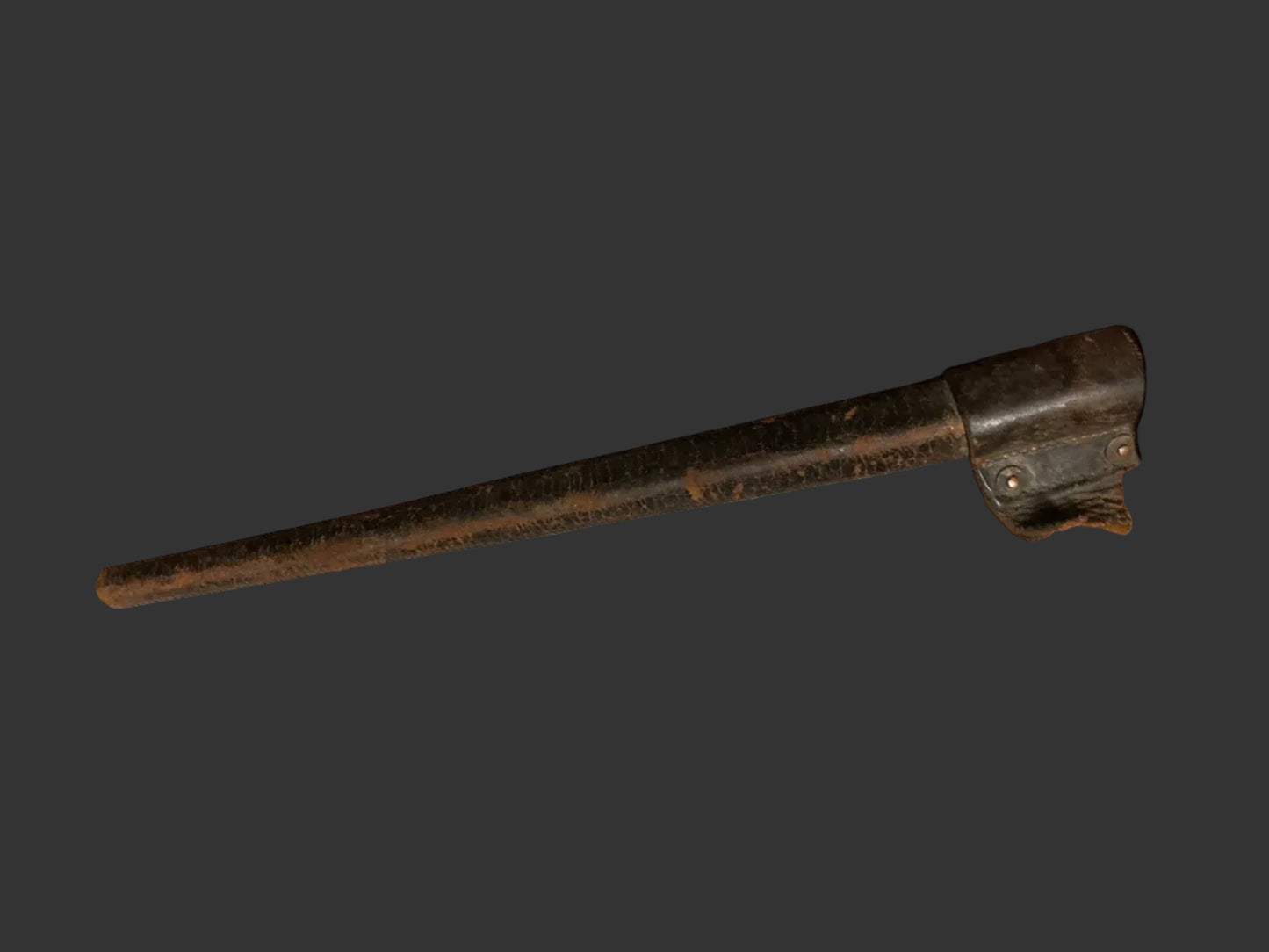 Prussian M1809 Potsdam bayonet with partial scabbard