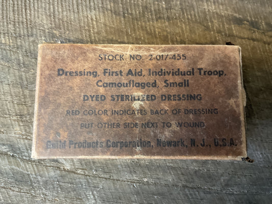 WWII Camouflage First Aid Dressing