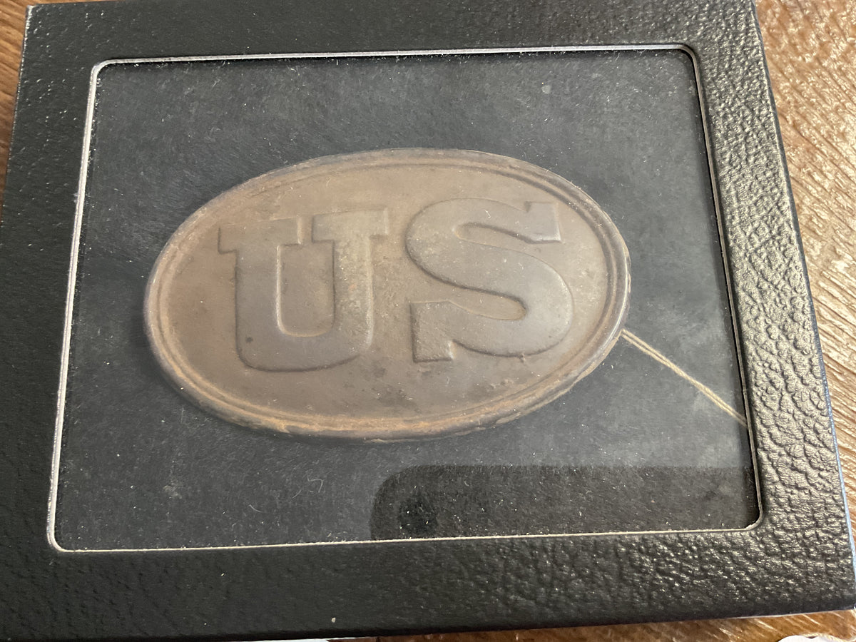 Box Plate U.S. Civil War Cartridge Box Plate – Whiskey Rebellion Antiques