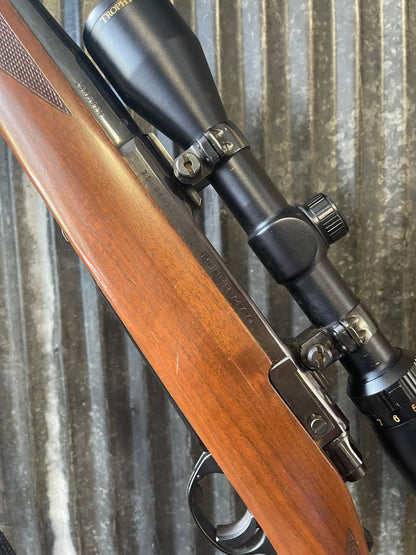 Ruger M77 Tang Safety Heavy Barrel .25-06 Remington with Bushnell Trophy 3-9x Scope