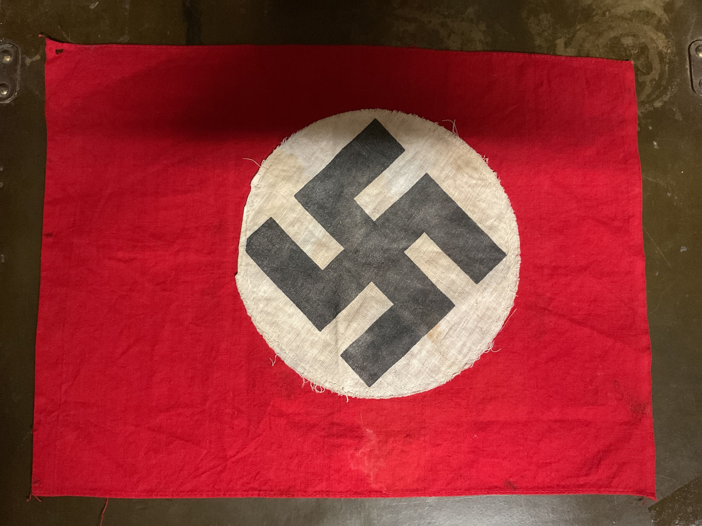 WWII German 3rd Reich Rep Flag Panel