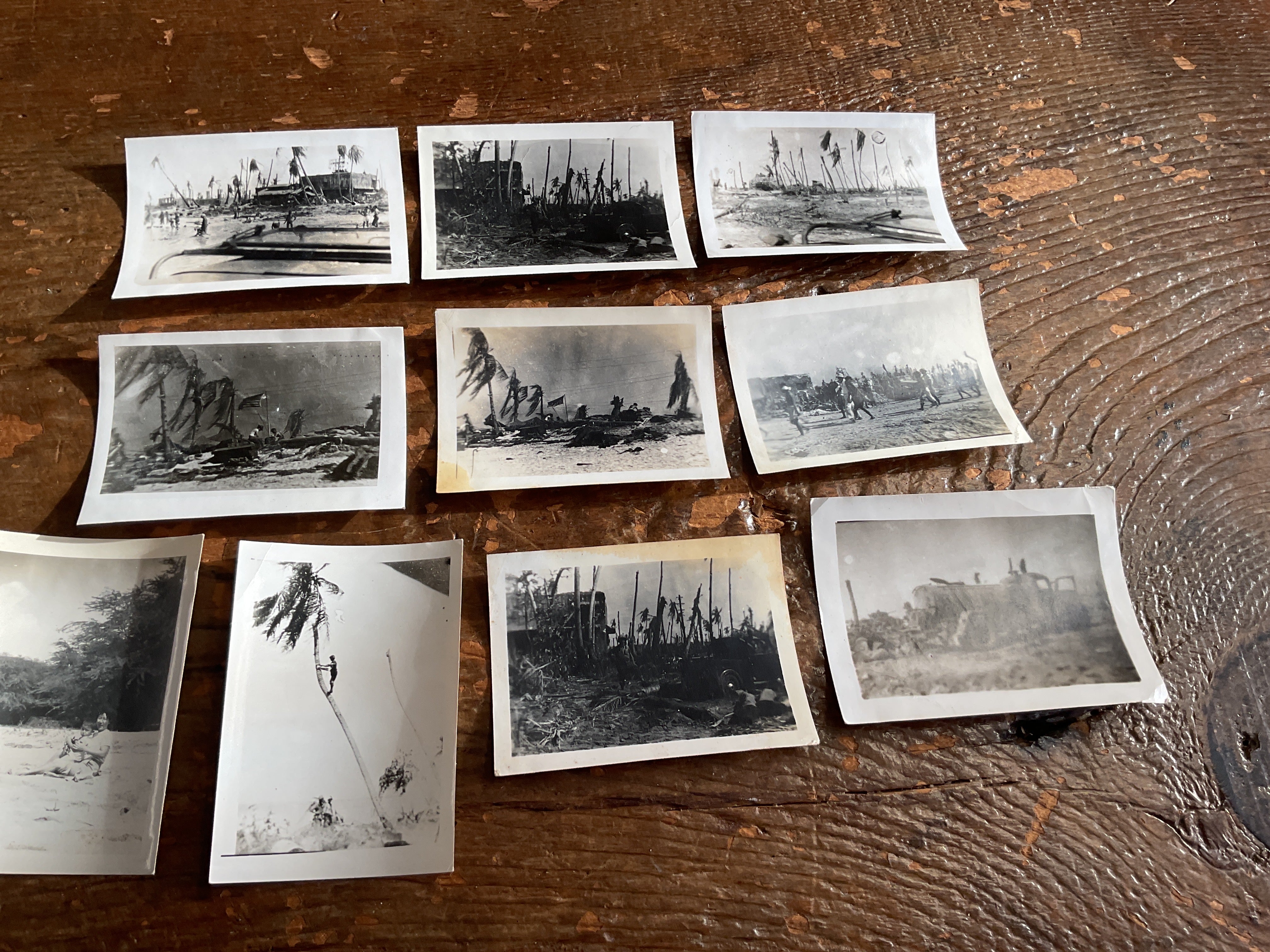 Original WWII Battlefield Photo Group (D) – Whiskey Rebellion Antiques