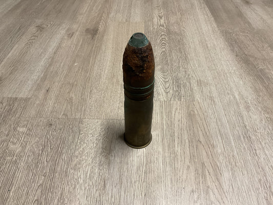 US WWII-era 37mm Projectile w/ casing