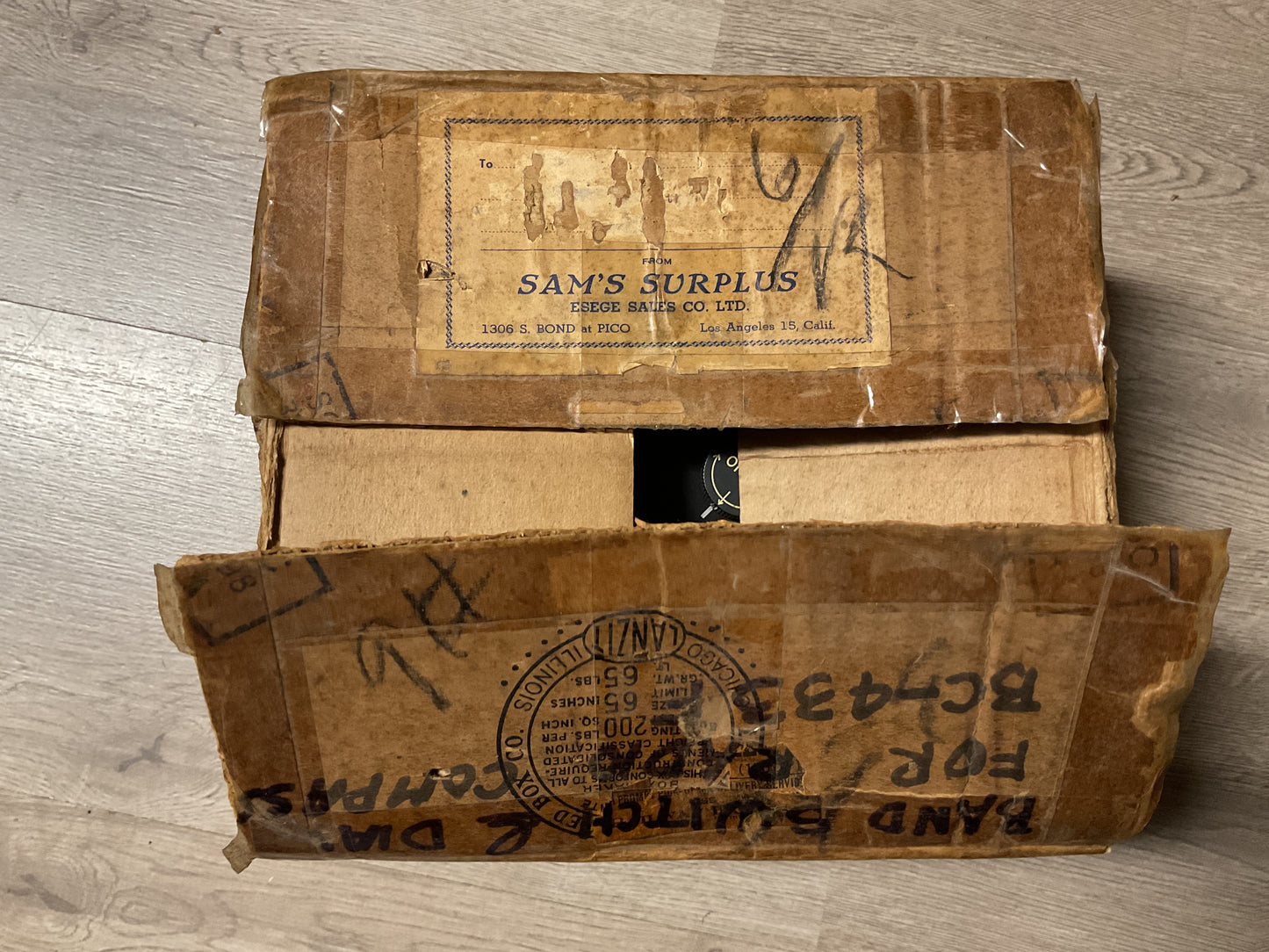 WWII U.S. Army Signal Corps BC-434-A Radio Control Box Bendix Aviation w/ Original Box