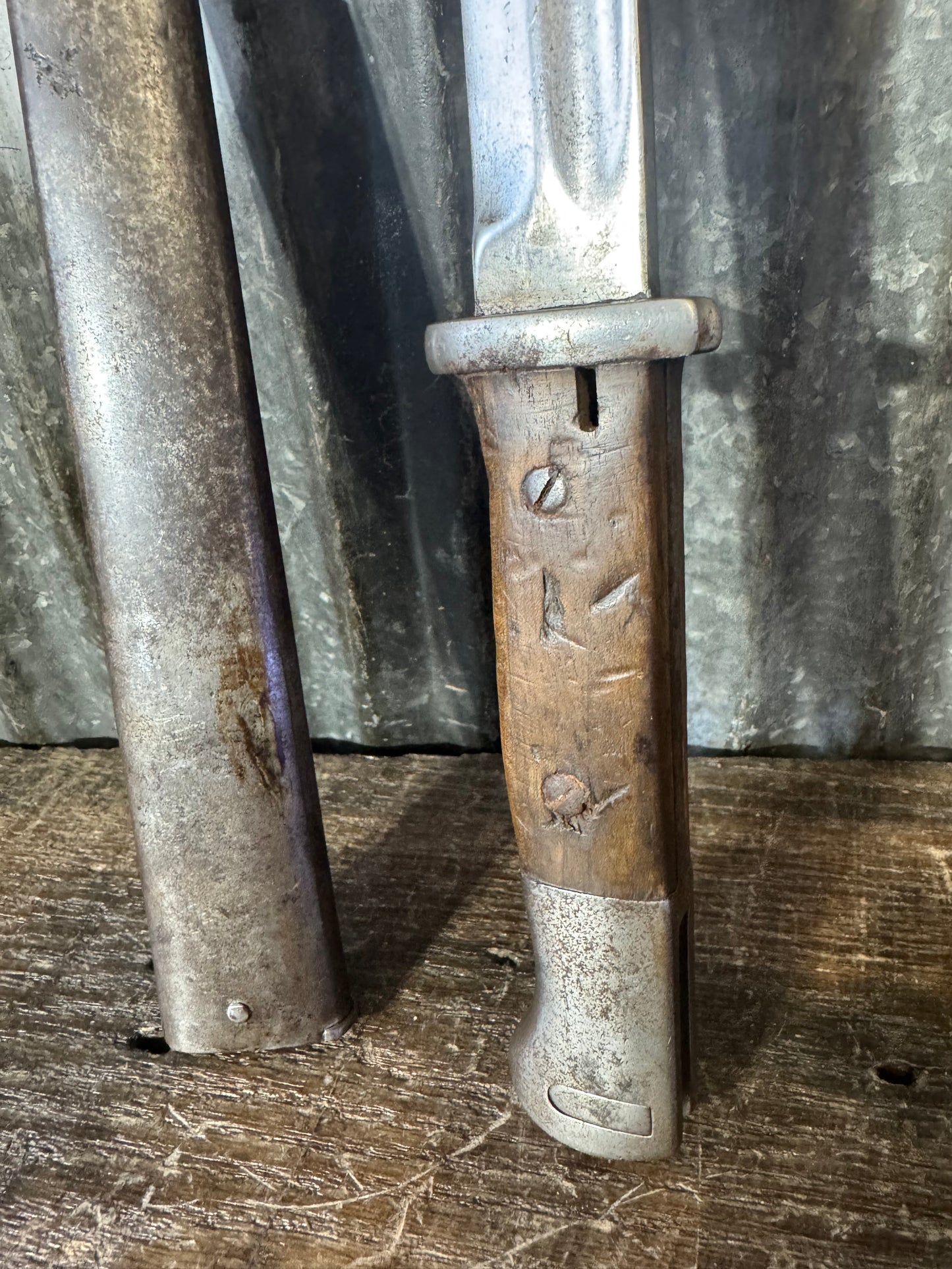 Unmarked k98 bayonet WWII