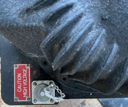 WWII U.S. Radar Magnetron / Transmitter Unit – Heavy Finned Assembly – High Voltage RF Component