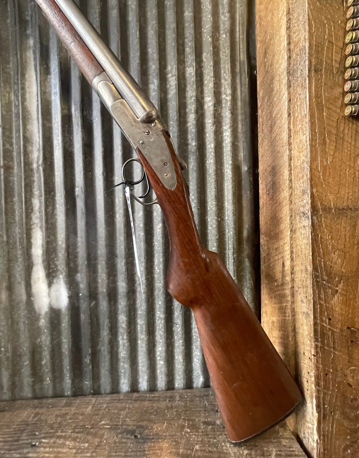 Plymouth Side by Side Shotgun – 16 Gauge – Crescent Arms Co. Made